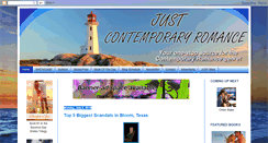 Desktop Screenshot of justcontemporaryromance.com